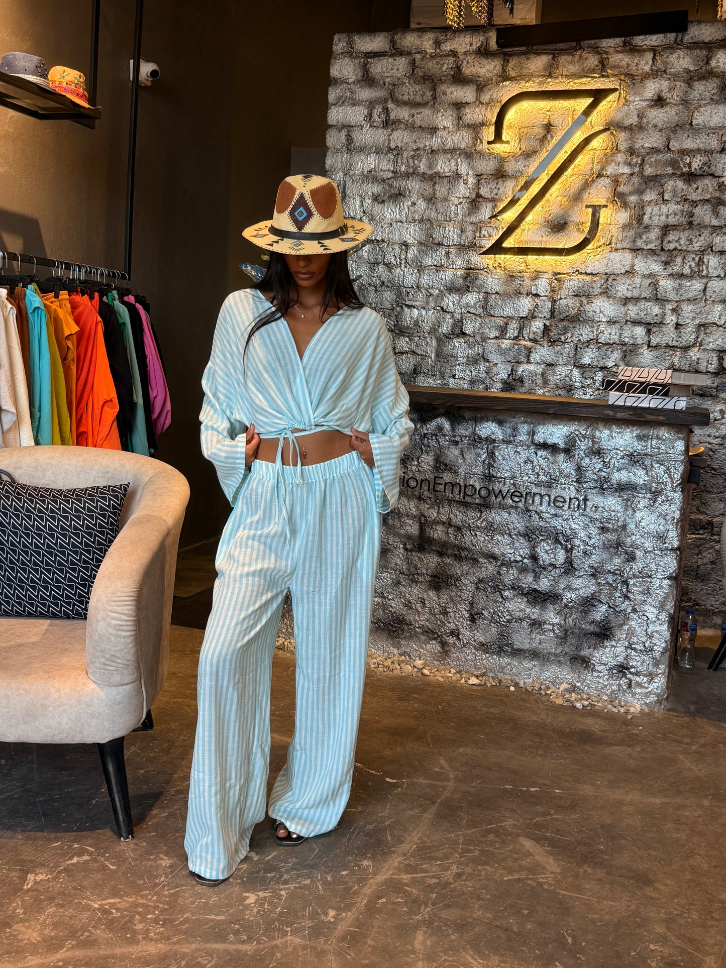 Sunrise stripes set
