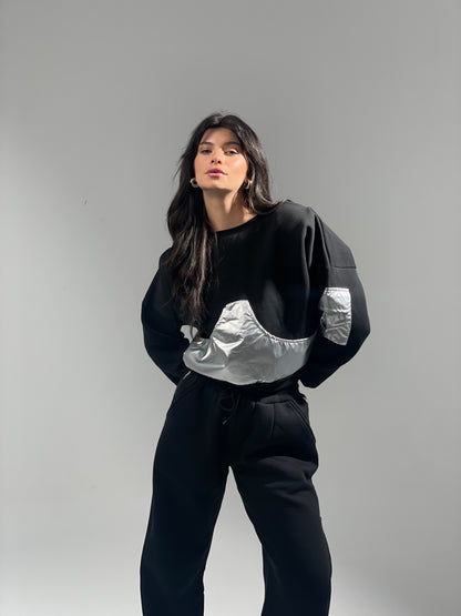 Metallic tracksuit