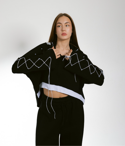 Entanglement tracksuit black