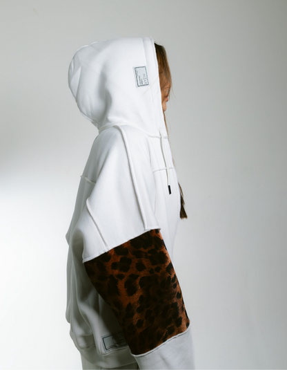 Milton X leopard Tracksuit-white