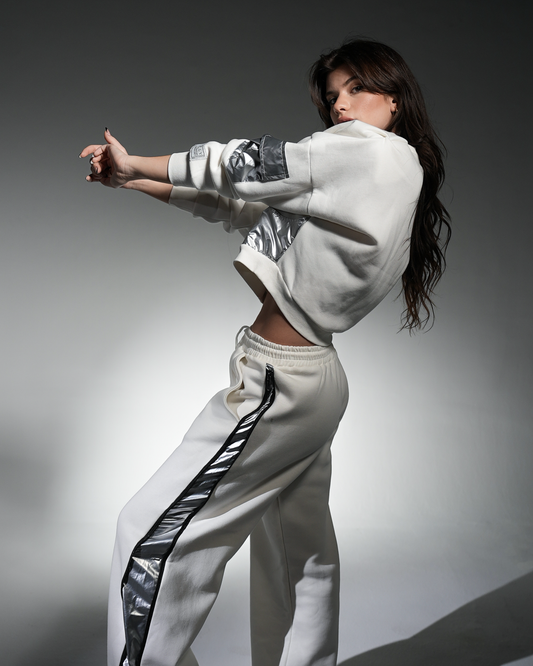 Metallic tracksuit