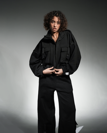 Buckles tracksuit Black