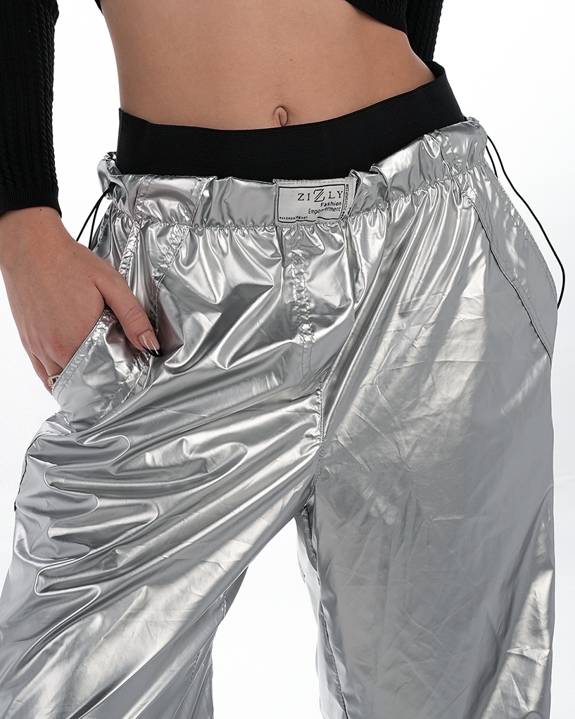 Metallic pants