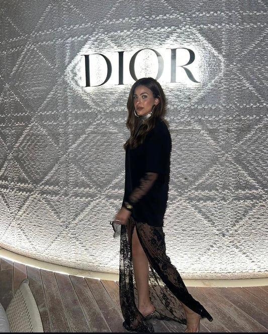 Oversized Lace Dress