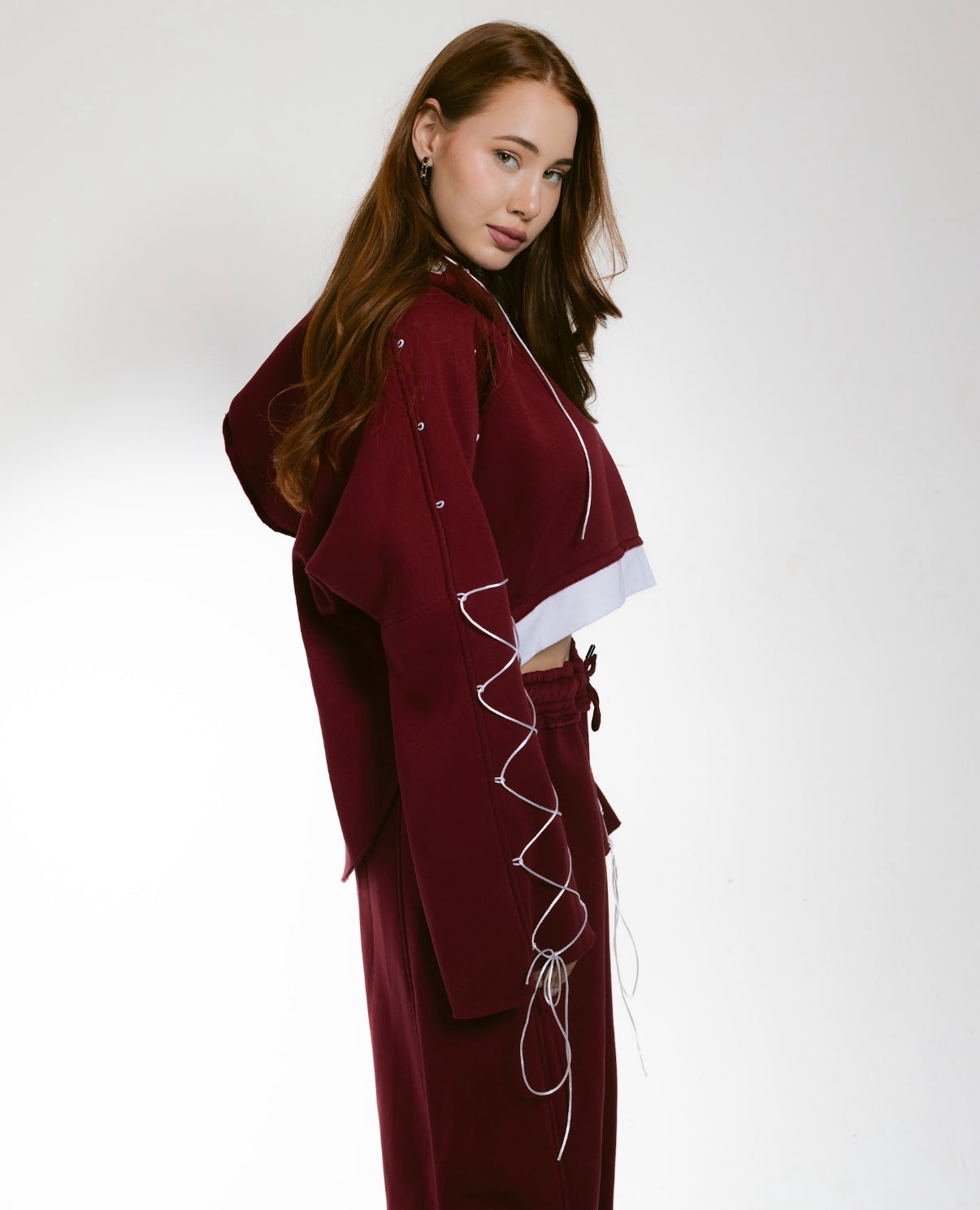 Entanglement tracksuit-burgendy