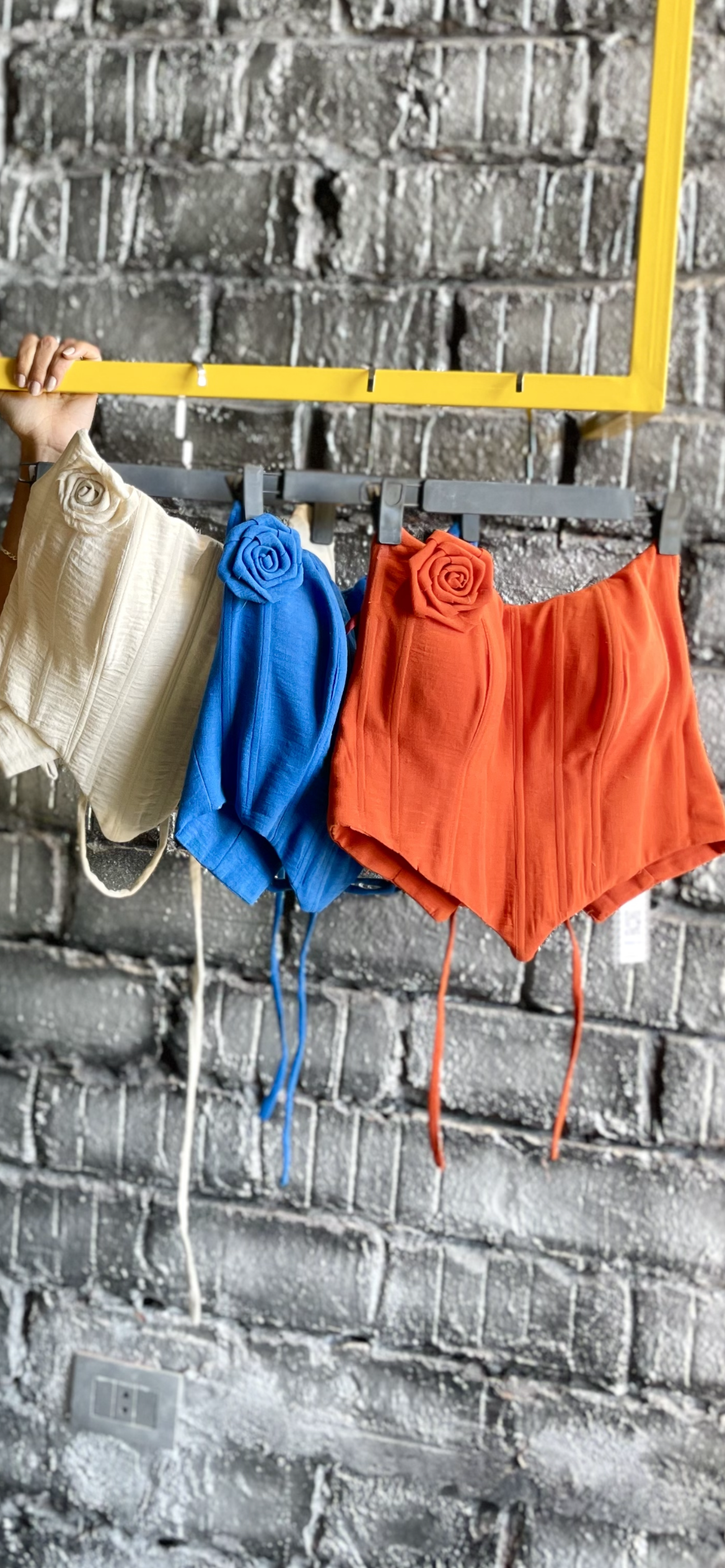 Corset top orange S/M